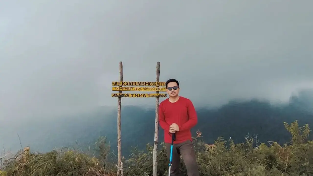Pendaki di Gunung Kareumbi