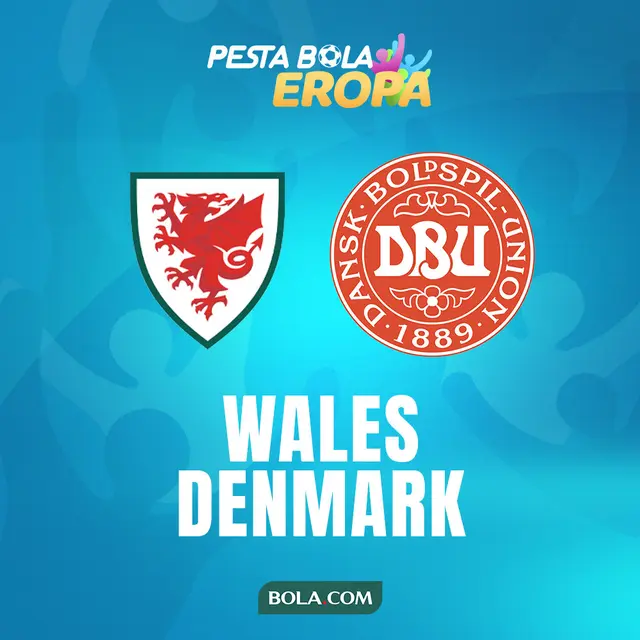 Piala Eropa - Euro 2020 Wales Vs Denmark