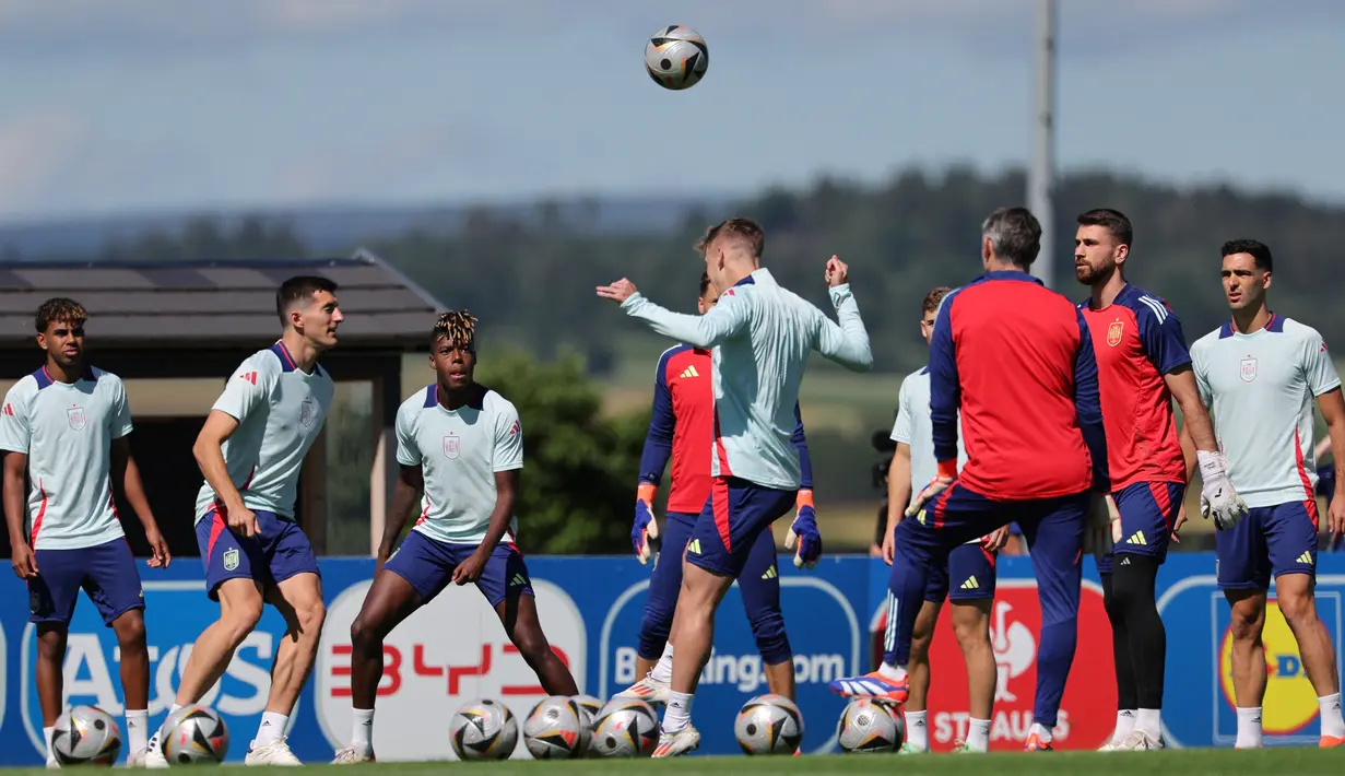 Spanyol merupakan satu-satunya tim yang memenangkan lima pertandingan mereka, baik di penyisihan grup maupun babak gugur. (LLUIS GENE / AFP)