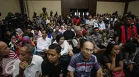 Suasana ruang sidang Jessica sebelum di mulai, Jakarta, Kamis (27/10). (Liputan6.com/Faizal Fanani)