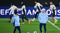 Berlaga di Gewiss Stadium, tim racikan pelatih Carlo Ancelotti patut mewaspadai permainan tuan rumah Atalanta. (Piero CRUCIATTI/AFP)