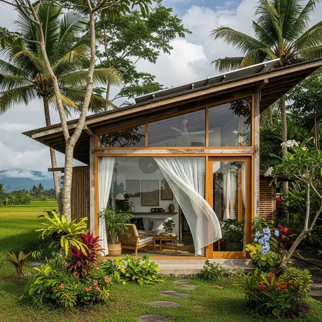 9 Inspirasi Rumah Kecil Hemat Energi dengan Ventilasi Alami, Desain Efisien Hunian Nyaman
