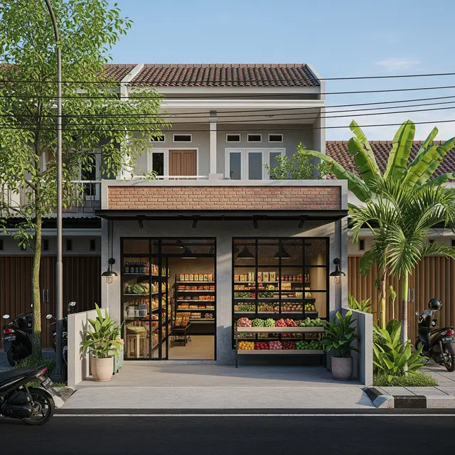 9 Inspirasi Desain Warung Kelontong Modern di Rumah Tipe 36, Maksimalkan Ruang