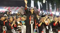 Sandiaga saat menghadiri rangkaian acara Grebeg Suro di Ponorogo. (Istimewa)