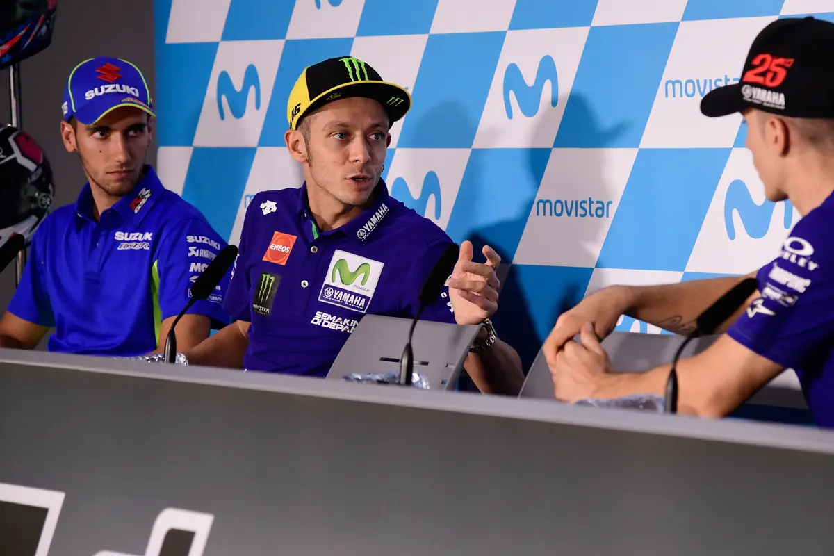 Valentino Rossi Membalap di MotoGP Aragon