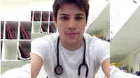 Dokter bernama Gabriel Prado menjadi sorotan publik khususnya para pengguna situs berbagi foto Instagram.