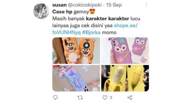 Case karakter dari akun Twiiter @cokicokipoki