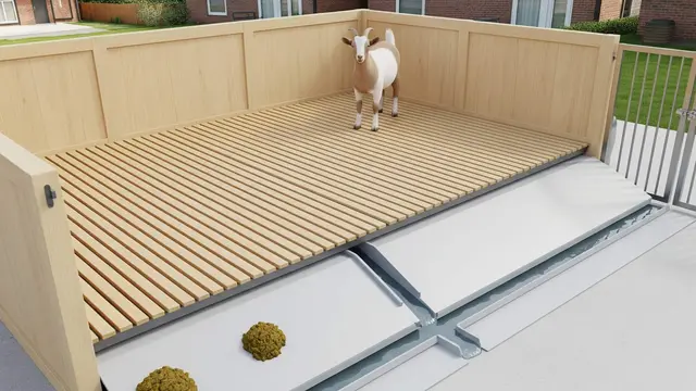 Model Kandang Kambing Perah Mini yang Bersih