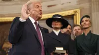 Poin Penting Pidato Pelantikan Donald Trump Jadi Presiden Gantikan Biden, Kritik Pemerintahan Sebelumnya