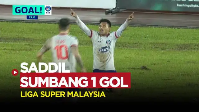 Berita Video highlights Sabah FC kalahkan Kuching di Liga Super Malaysia, Saddil Ramdani cetak gol.