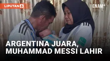 Fans Garis Keras Argentina Kasih Nama Cucunya Muhammad Messi