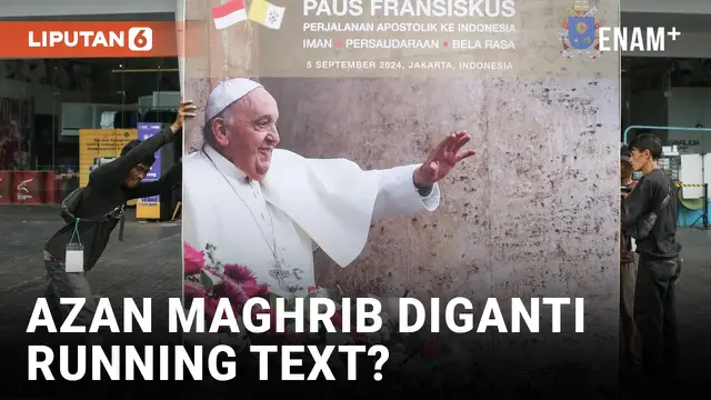 Muhammadiyah Dukung Adzan Maghrib di TV Diganti Running Text Selama Misa Kudus