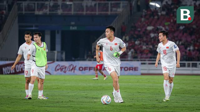 Vietnam pakai jersey pertandingan saat pemanasan di SUGBK