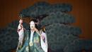 Seorang penari menampilkan drama tari "Noh" selama festival dua tahunan yang disebut "Kanda Matsuri" di kuil Kanda di Tokyo (18/5/2022). Mereka mengatakan itu adalah salah satu dari tiga festival Shinto utama di Tokyo, bahkan dianggap oleh beberapa orang sebagai salah satu dari tiga festival Shinto terpenting di Jepang. (AP Photo/Eugene Hoshiko)