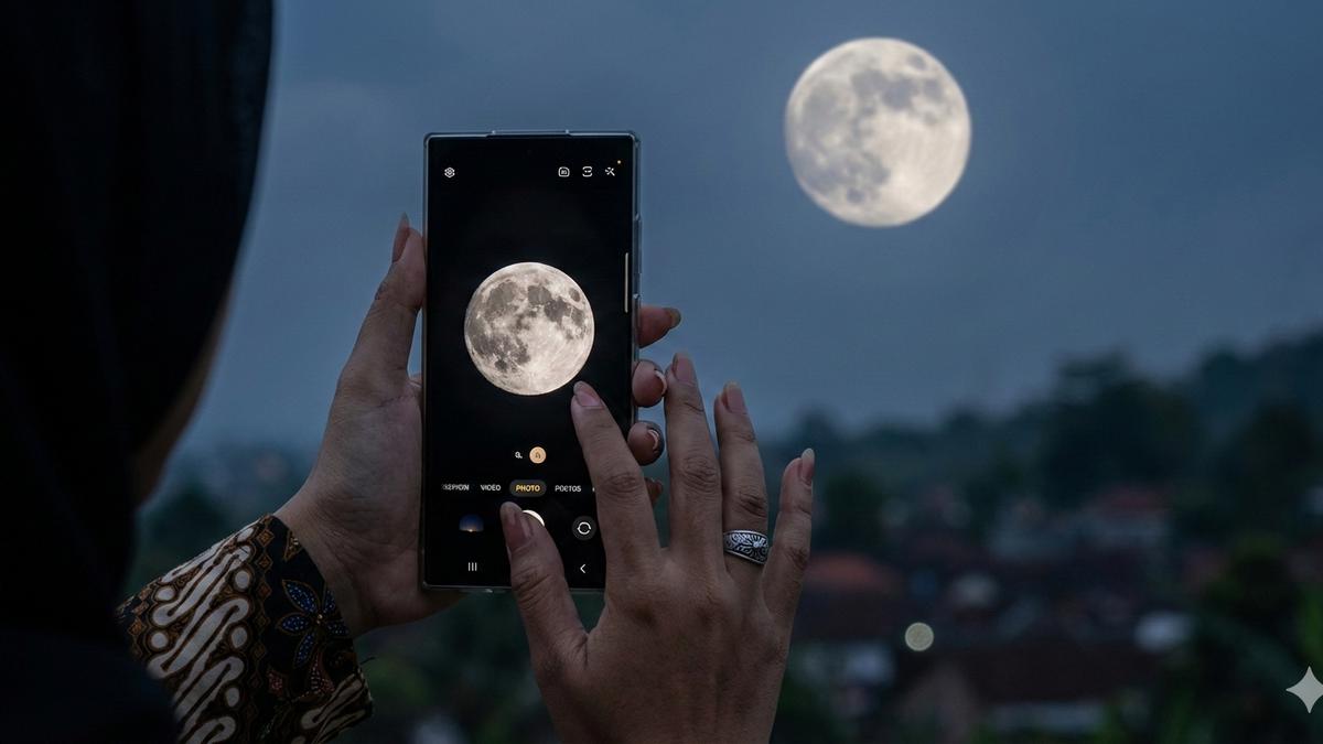 4 HP Kamera Terbaik untuk Foto Bulan, Hasil Jelas Tanpa Teleskop