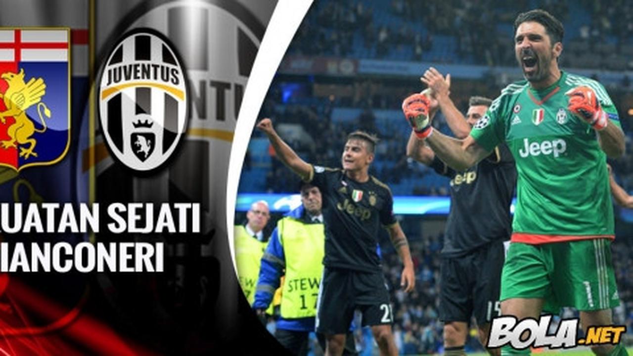 Data dan fakta Serie A: Genoa vs Juventus