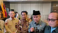 Badan Nasional Penanggulangan Terorisme (BNPT) menggandeng Universitas Siber Syekh Nurjati Cirebon (UINSSC) dalam memaksimalisasi upaya pencegahan penyebaran paham radikalis dan terorisme. (Liputan6.com/ Panji Prayitno)