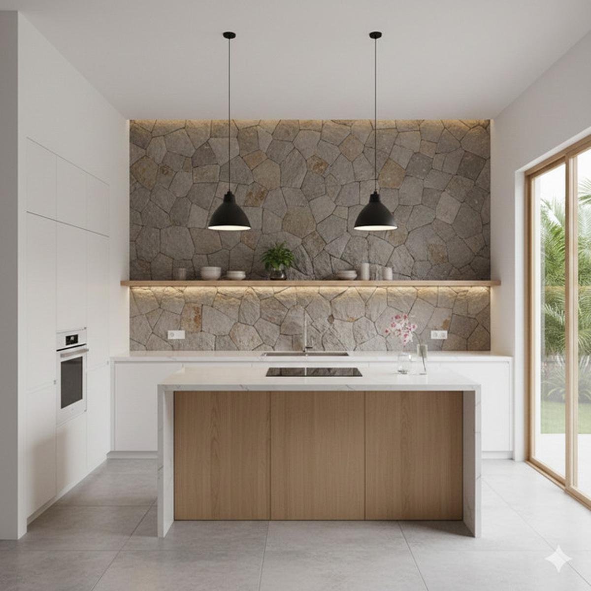 7 Model Dinding Dapur Minimalis yang Estetik, Bikin Tampak Lebih Luas