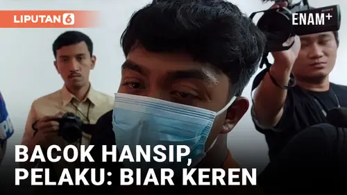 VIDEO: Ingin Jadi Ketua Gangster, Pemuda Tega Bacok Hansip di Jaktim