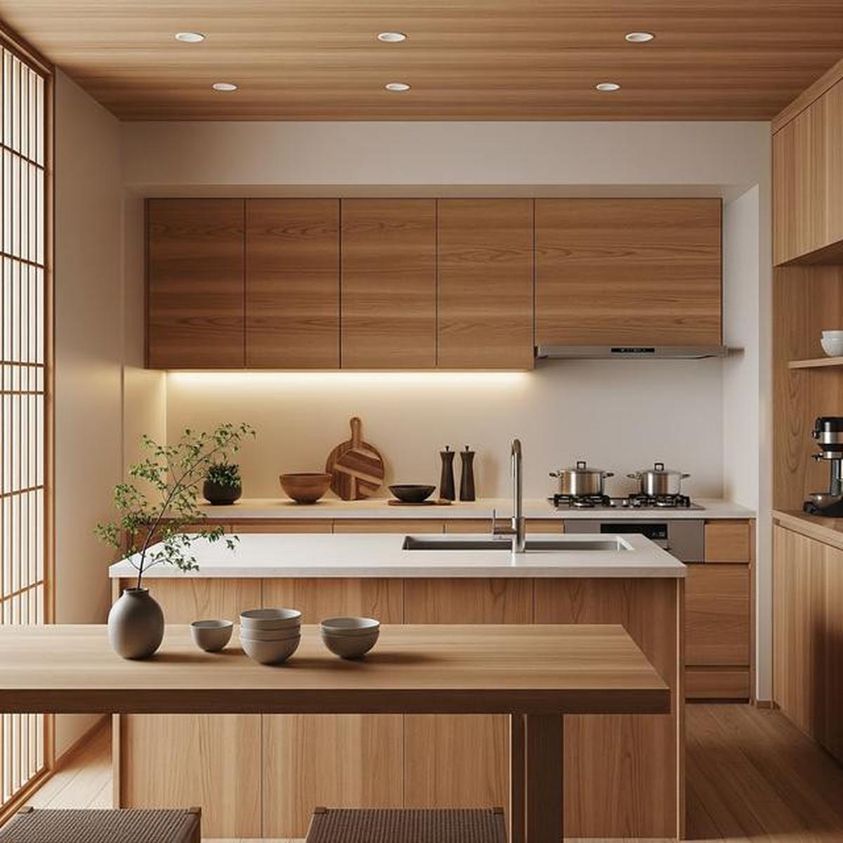 9 Desain Dapur Rumah Kayu dengan Nuansa Alami Hangat, Bikin Betah Masak