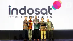Penggabungan usaha PT Indosat Tbk dan PT Hutchison 3 Indonesia akan menyatukan dua bisnis untuk menciptakan perusahaan telekomunikasi dan internet digital kelas dunia baru untuk Indonesia. Indosat Ooredoo Hutchison akan memberikan nilai lebih bagi semua pemangku kepentingan. (Liputan6.com/HO/Rizki)