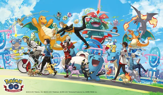 Pokemon Go Rayakan Ultah yang ke-1 dengan Event Menarik. (Doc: Pokemon Go)