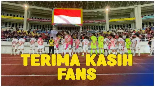 VIDEO: Momen Haru Timnas Indonesia U-16 dan Fans Pasca Laga Semifinal Piala AFF U-16