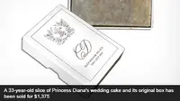 Kue Pernikahan Putri Diana-Pangeran Charles Terjual Rp 16 Juta