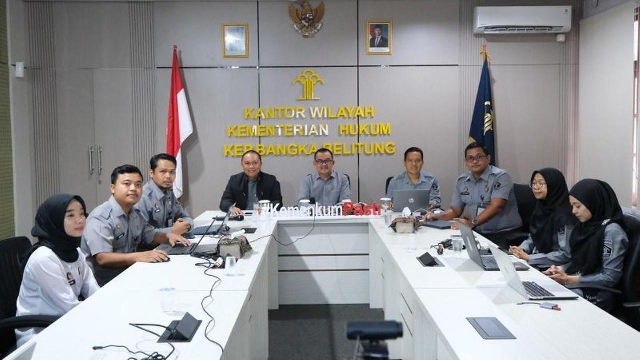 Kemenkumham Babel Harmonisasi 11 Raperbup, Perkuat Tata Kelola Belitung Timur
