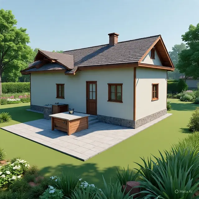 Ukuran 7x12 Desain Rumah Sederhana 3 Kamar di Kampung