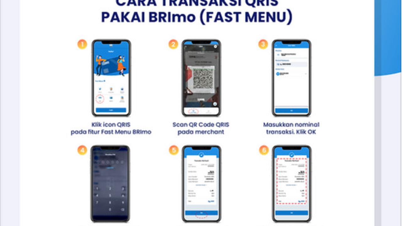 Cara transaksi QRIS pakai BRImo