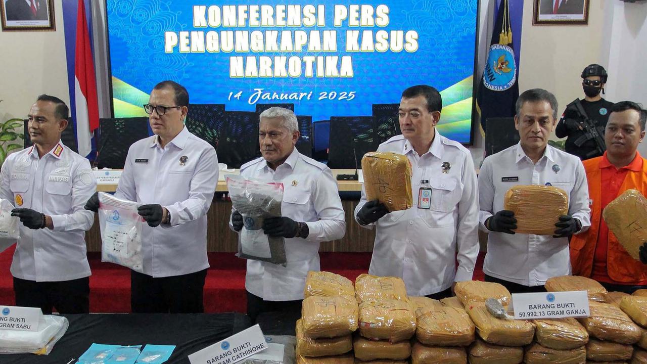 BNN amankan 60,19 kg narkoba dari 11 kasus