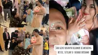 Wanita viral di TikTok usai dilamar sang kekasih saat acara nikahan sahabatnya. (Sumber: TikTok @jessicandk)