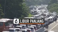 Lalu lintas di kawasan Puncak Bogor Jawa Barat, padat. Polres Bogor nulai memberlakukan sistem buka tutup. Kepadatan hingga 2 km dari pintu keluar tol Ciawi hingga simpang Gadog.