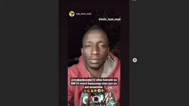 Makan Konate, Sumber Instagram