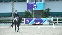 Seorang atlet Equestrian tengah beraksi saat mengikuti Equestrian Champions League yang digelar di APM Equestrian Centre, 6-8 Maret 2020. (Istimewa)