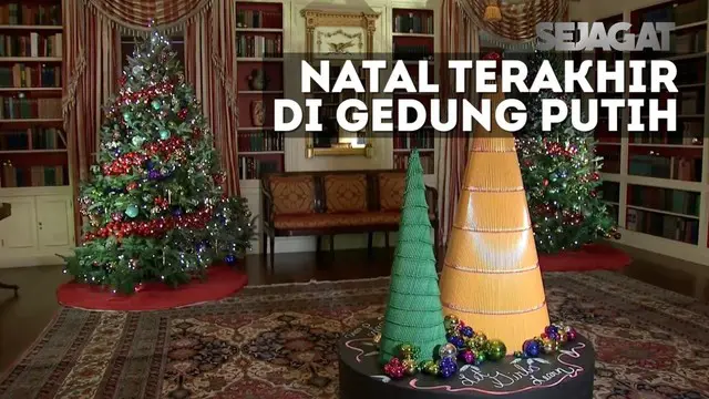 SEJAGAT: Natal Terakhir Obama di Gedung Putih