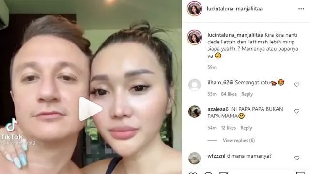 Lucinta Luna ajak warganet menebak rupa bayi yang akan dilahirkannya (https://www.instagram.com/p/CPU4Mz7hEfI/)