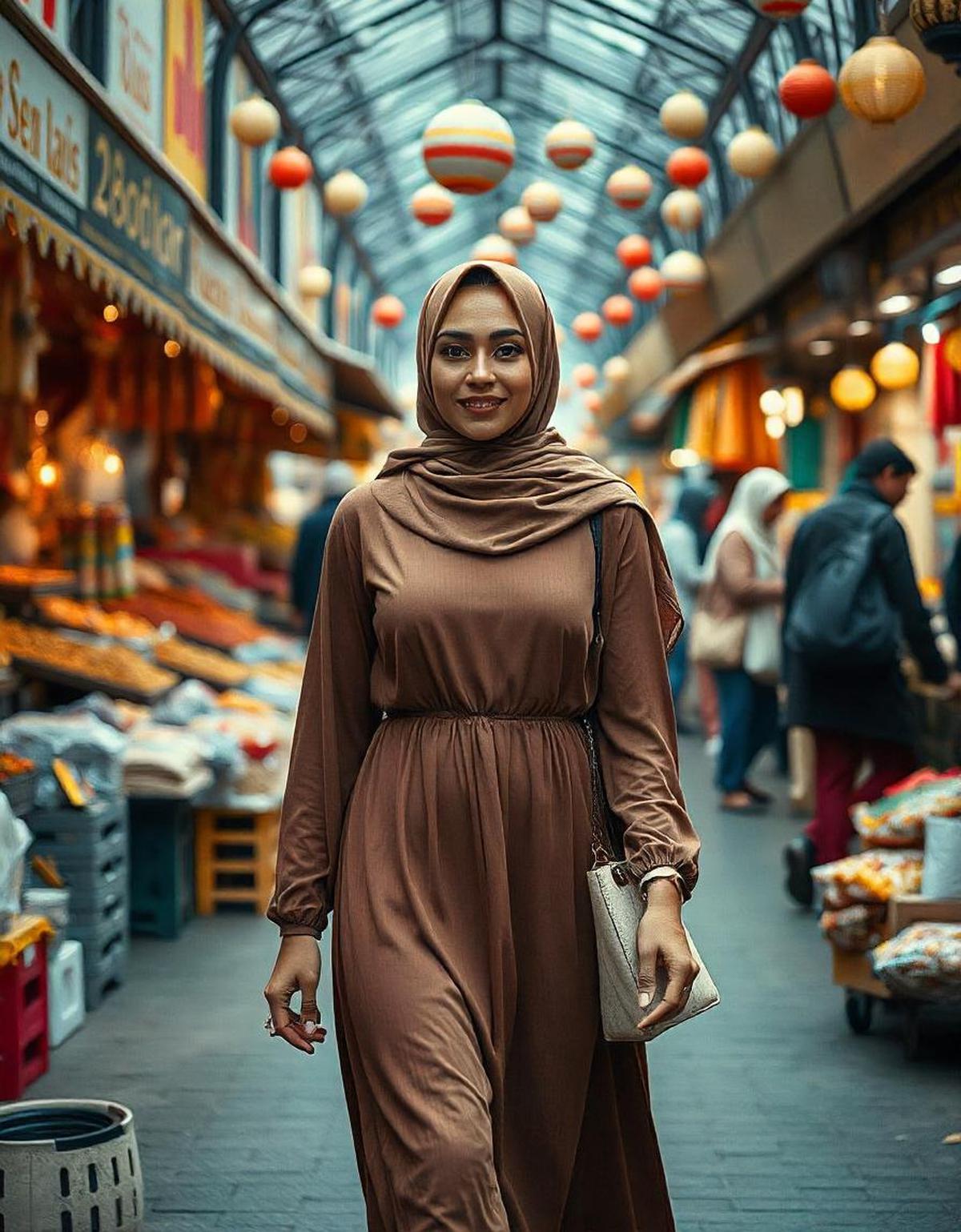 Baju Lebaran warna Mocha Mousse