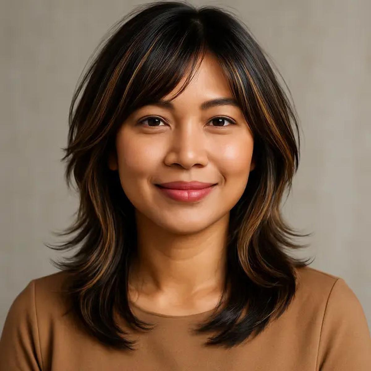 10 Model Rambut Shaggy Layer Ibu-Ibu 2025 agar Terlihat Natural Muda, Cocok untuk Segala Usia