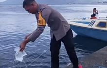 Polisi Buang Plastik Berisi Miras ke Perairan Pelabuhan Dufa-Dufa Diperiksa Propam