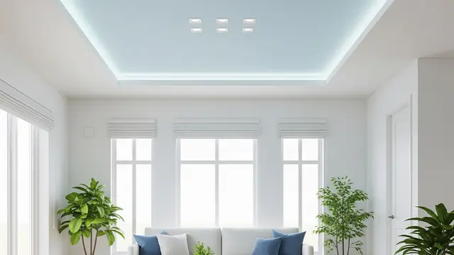 Warna Cat Plafon Rumah yang Bikin Ruangan Terasa Lebih Tinggi (Image by Gemini AI)