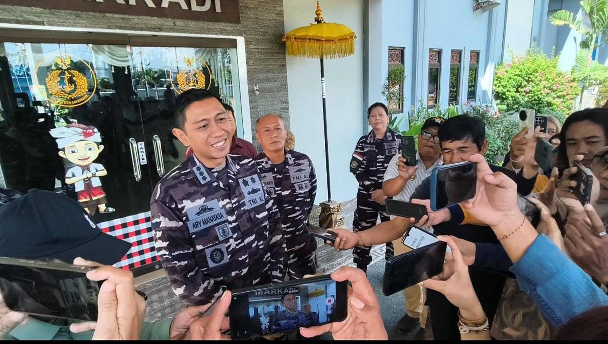 Komandan Pangkalan TNI Angkatan Laut (Danlanal) Denpasar, Bali, Kolonel Laut (P) Ary Mahayasa, Kamis (3/9). (merdeka.com/Moh. Kadafi).