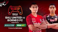 Episode keempat Bali Virtual Island Cup 2020 yang mempertemukan Bali United kontra Borneo FC, Selasa (14/7/2020).