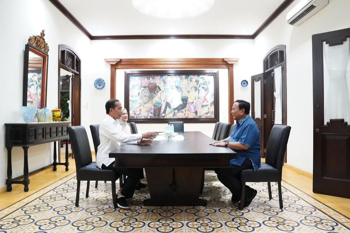 Prabowo bertemu Jokowi di Solo