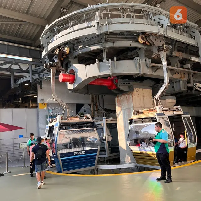 Belajar Sistem Keamanan Kereta Gantung Ngong Ping 360 di Pulau Lantau Hong Kong. (Dok: Liputan6.com/dyah pamela)