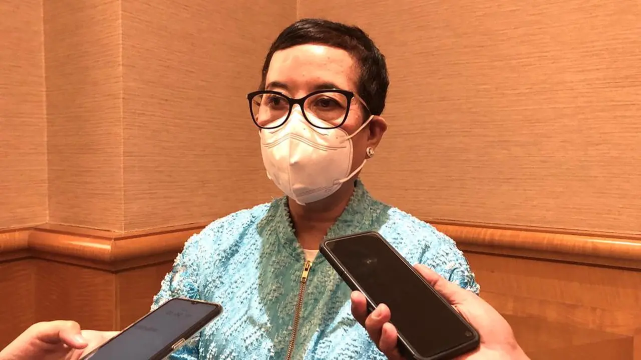 Ketua ARSSI Drg. Susi Setiawaty, MARS soal Seminar Nasional Asosiasi Rumah Sakit Swasta Indonesia, Rabu (3/8/2022). Foto: Liputan6.com/Ade Nasihudin.