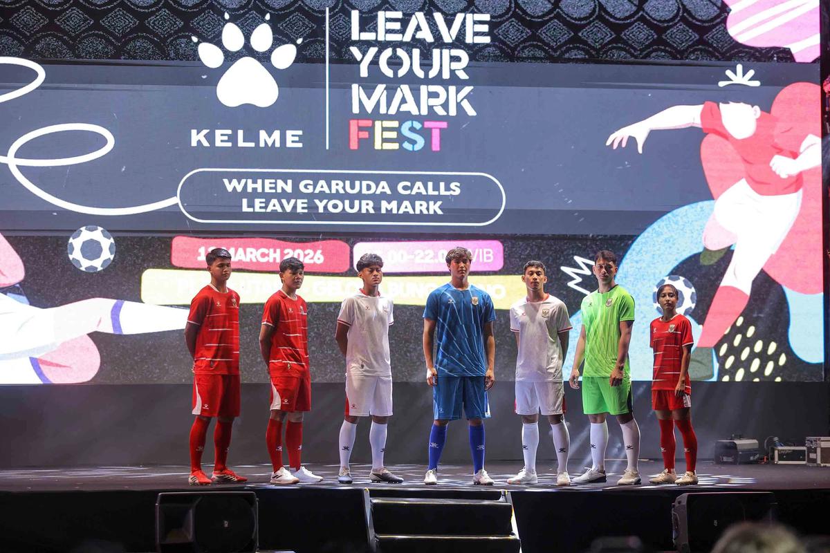 FOTO: Kelme Luncurkan Jersey Baru Timnas Indonesia