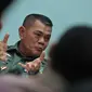 Kepala Staf TNI Angkatan Darat (KSAD) Jenderal TNI Budiman berkunjung ke Liputan6.com pada Rabu (12/03/2014) (Liputan6.com/Johan Tallo).