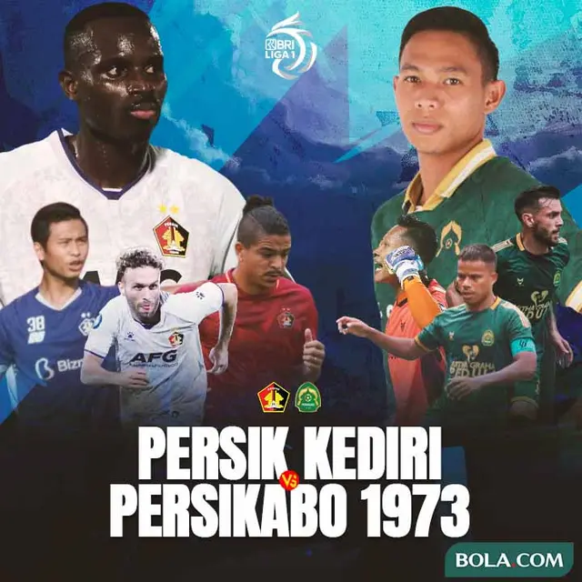 BRI Liga 1 - Duel Antarlini - Persik Kediri Vs Persikabo 1973